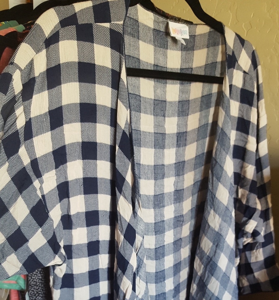 LuLaRoe Buffalo Plaid Shirley